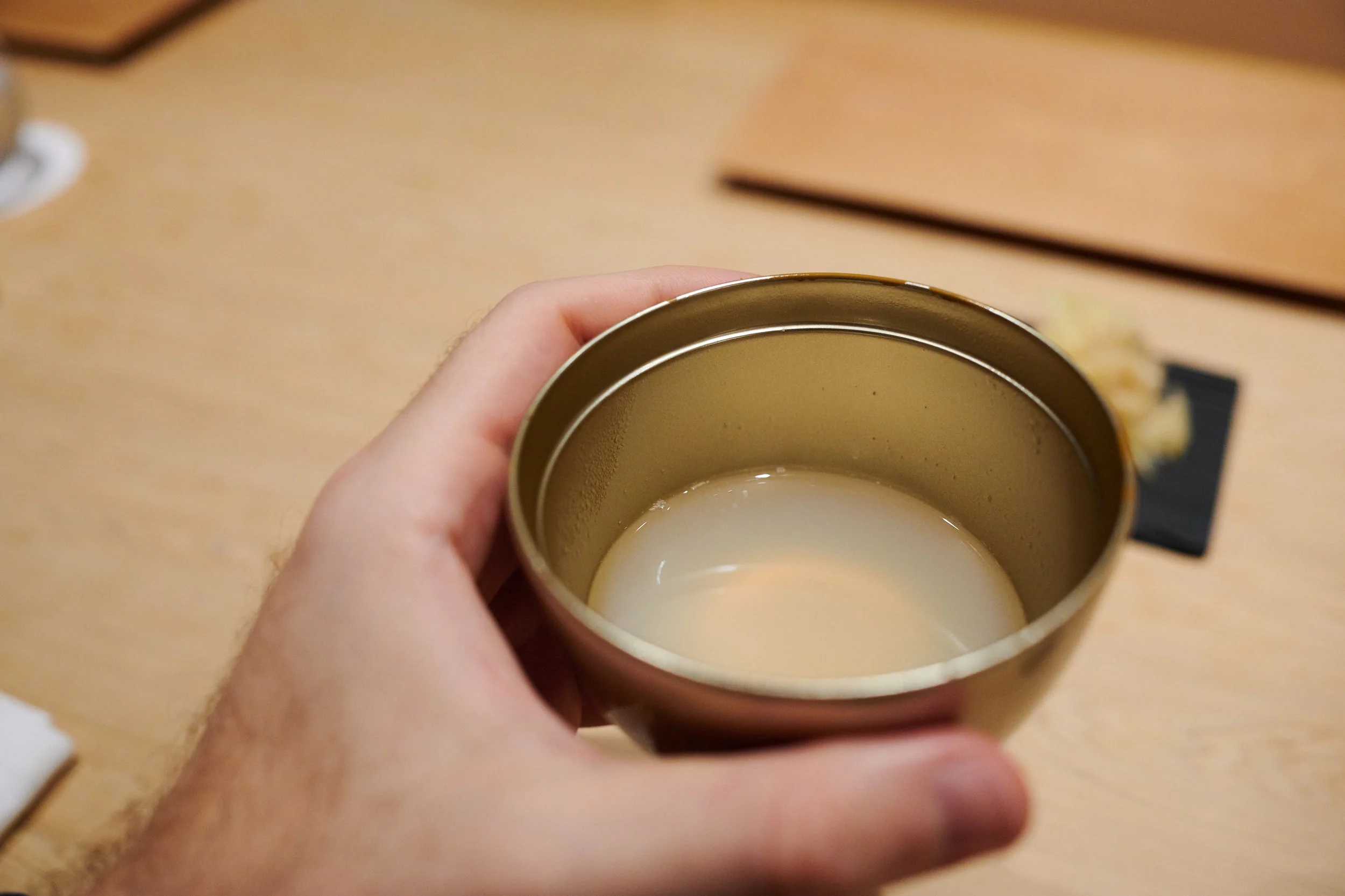 Clam broth