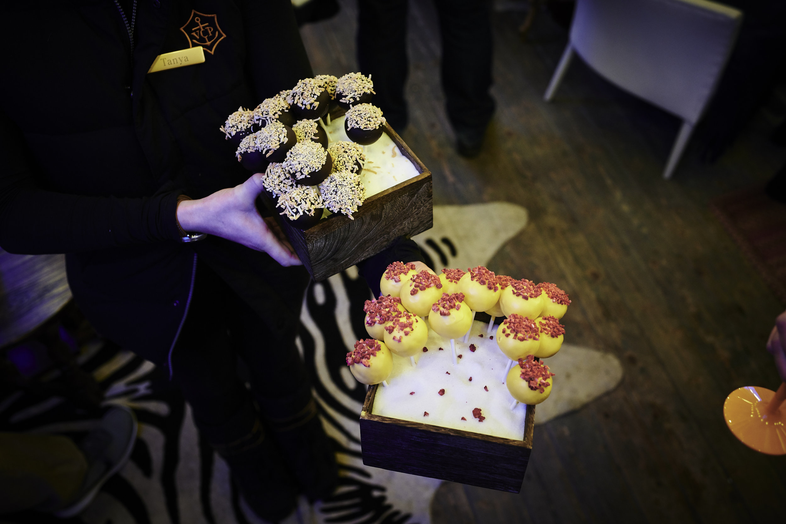 Passionfruit, Chocolate &amp; Meyer Lemon Shortcake Pops