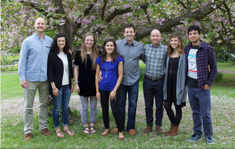 You will be reading more about the C.O.S. team waiting for us! (l to r): Steve, Lindsay, Natalie, Sara, Andrew, Tim, Cassie and Josh.