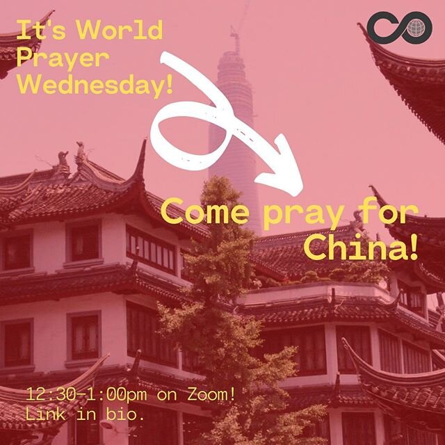 Guess what day it is? It&rsquo;s World Prayer Wednesday!! Come pray with us on Zoom!
Link in bio; see you at 12:30!