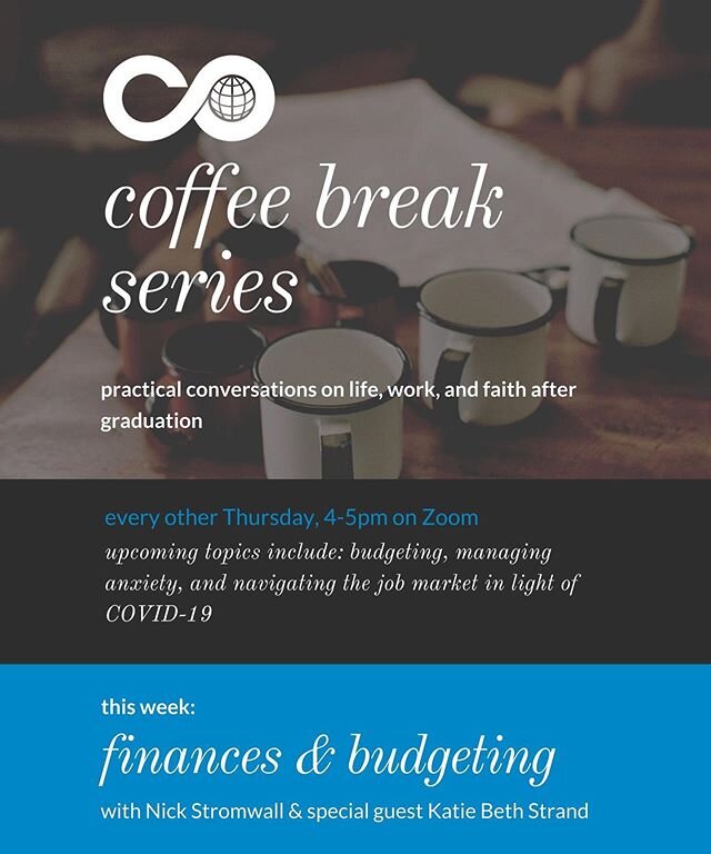 Student debt about to set in?💰Struggling to know how to manage your money? 💸Never had a budget before? 💵

Come and hear:
-1 Biblical Nugget on Finances
-1 Tool for how to budget
-1 Guest on how to forecast getting out of college debt

Please bring