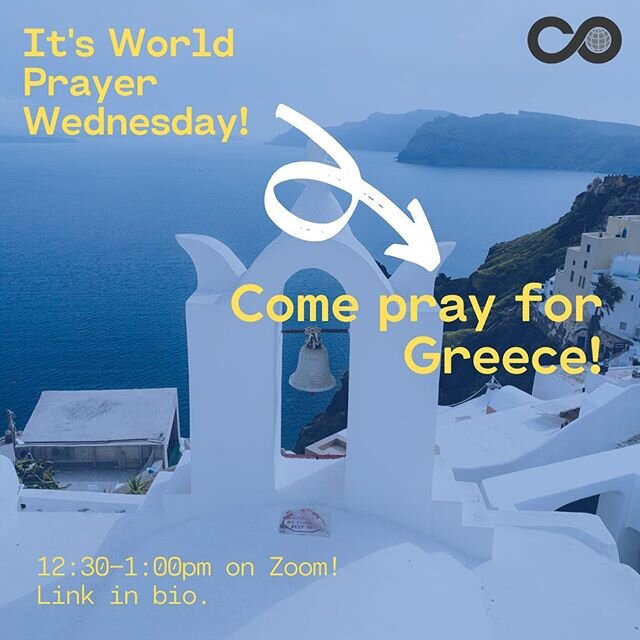 Come join us in lifting up Greece today! Link in bio!