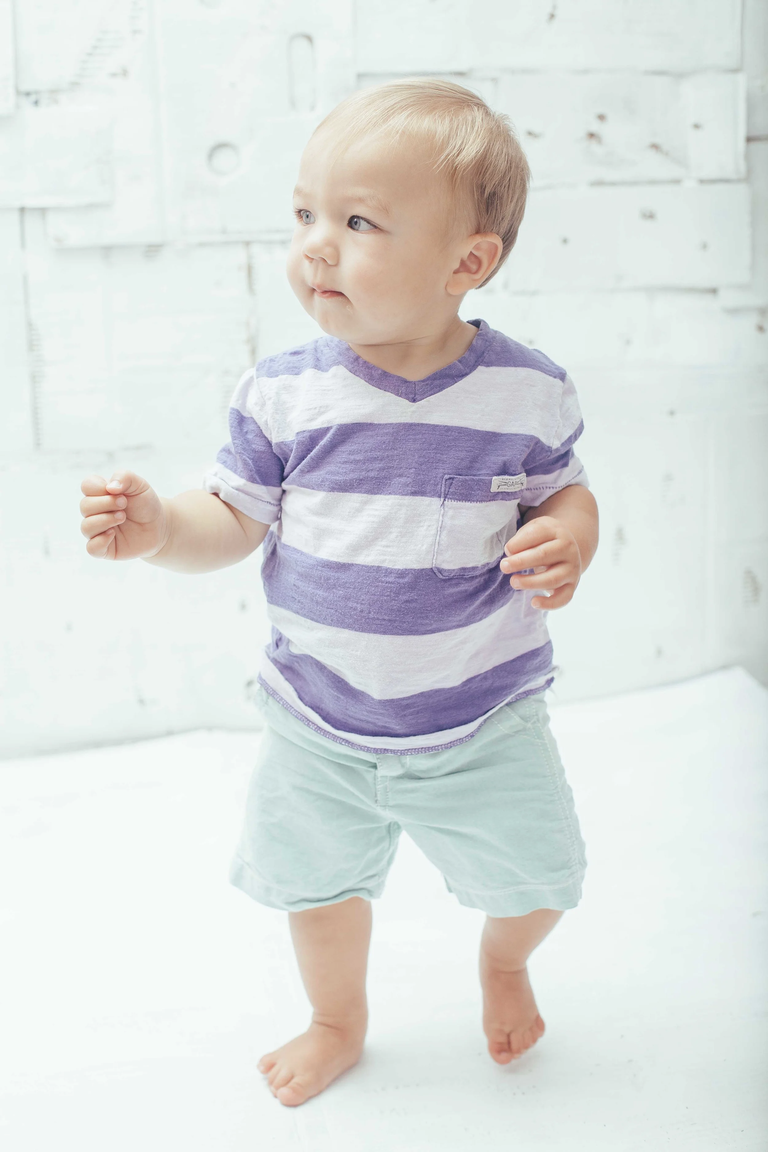 He is walking all over the place now!