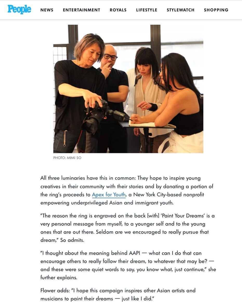 @people 

&quot;I feel that sometimes things that are very organic is always best,&quot; says So of what initially sparked her label's new Parsons ring design. &quot;It was just really coming from a pure place.&quot;

Teaming up with Martin just made