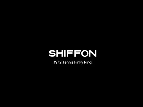 Shiffon 1972 Tennis Pinky Ring