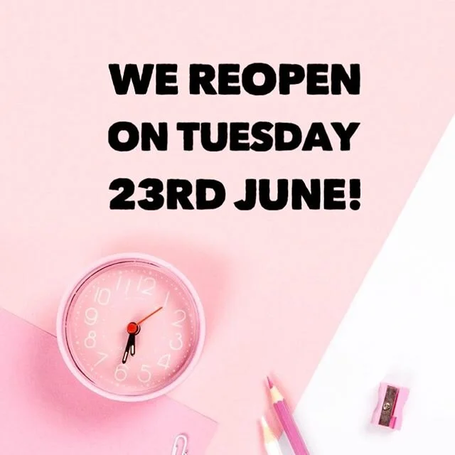We are officially reopening on Tuesday 23rd June! If you previously had an appointment with us that was canceled or asked to be on the waiting list, we will be calling you shortly! @44_stanleyavenue