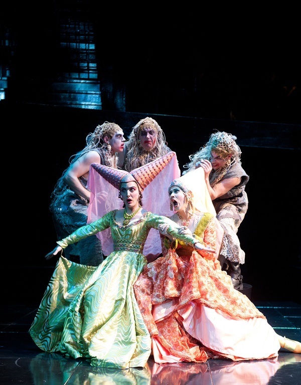  Joy in  Medea/Macbeth/Cinderella   with Eddie Lopez, Daniel T. Parker, U. Jonathan Toppo and Nell Geisslinger  Oregon Shakespeare Festival  photo: Jenny Graham 
