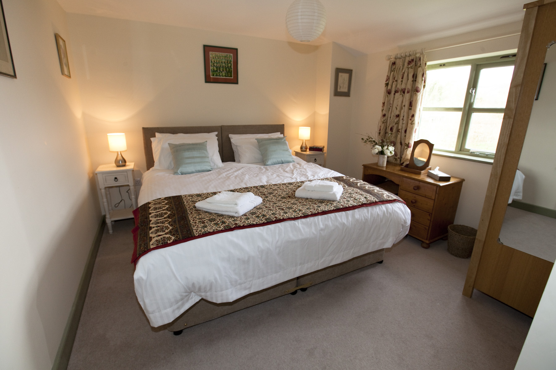 Bedroom in one of the 4 luxury apartments