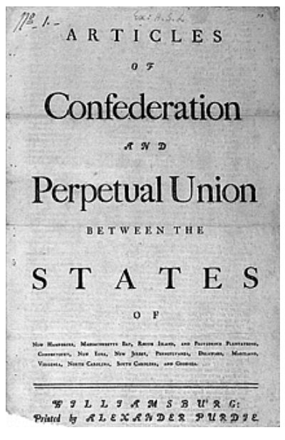 Articles of Confederation