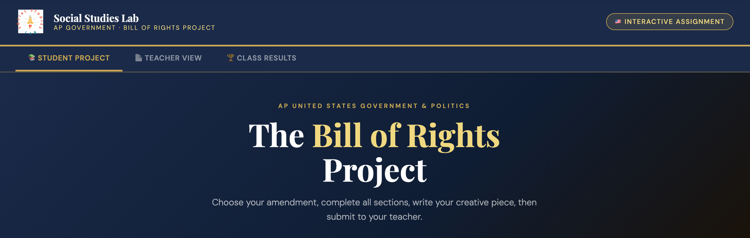 Bill of Rights Gamified