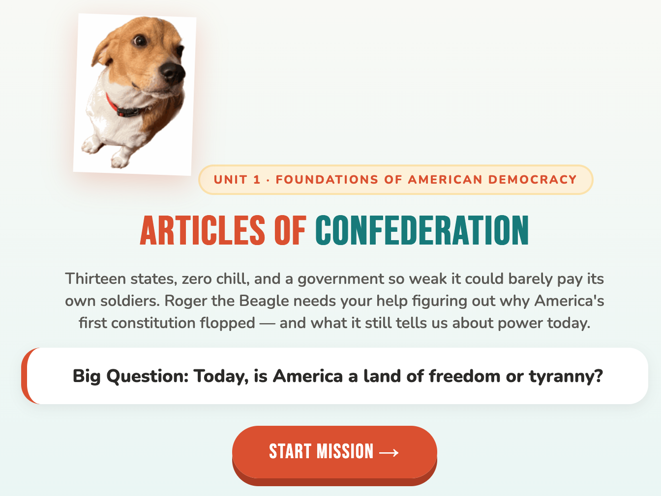 Articles of Confederation Learning Lab