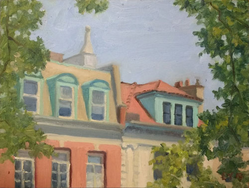 Roofs Between Leaves