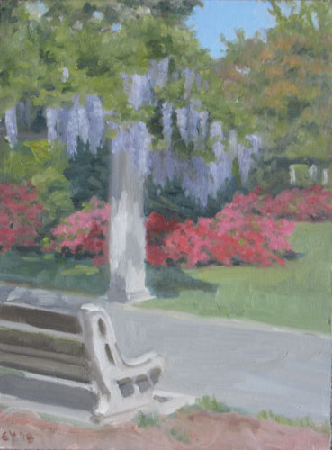 Wisteria and Azalea in BBG - SOLD