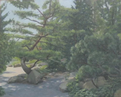 Twisting Pine , oil on canvas, 16 x 20 inches
