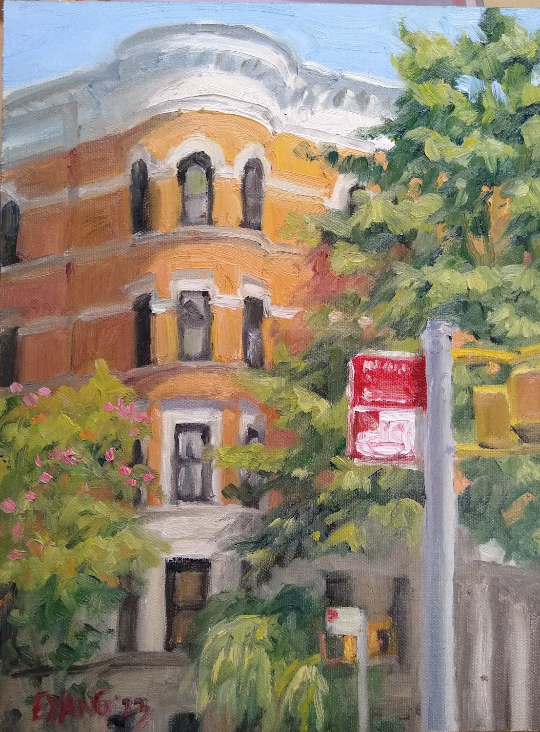 Orange Corner Building