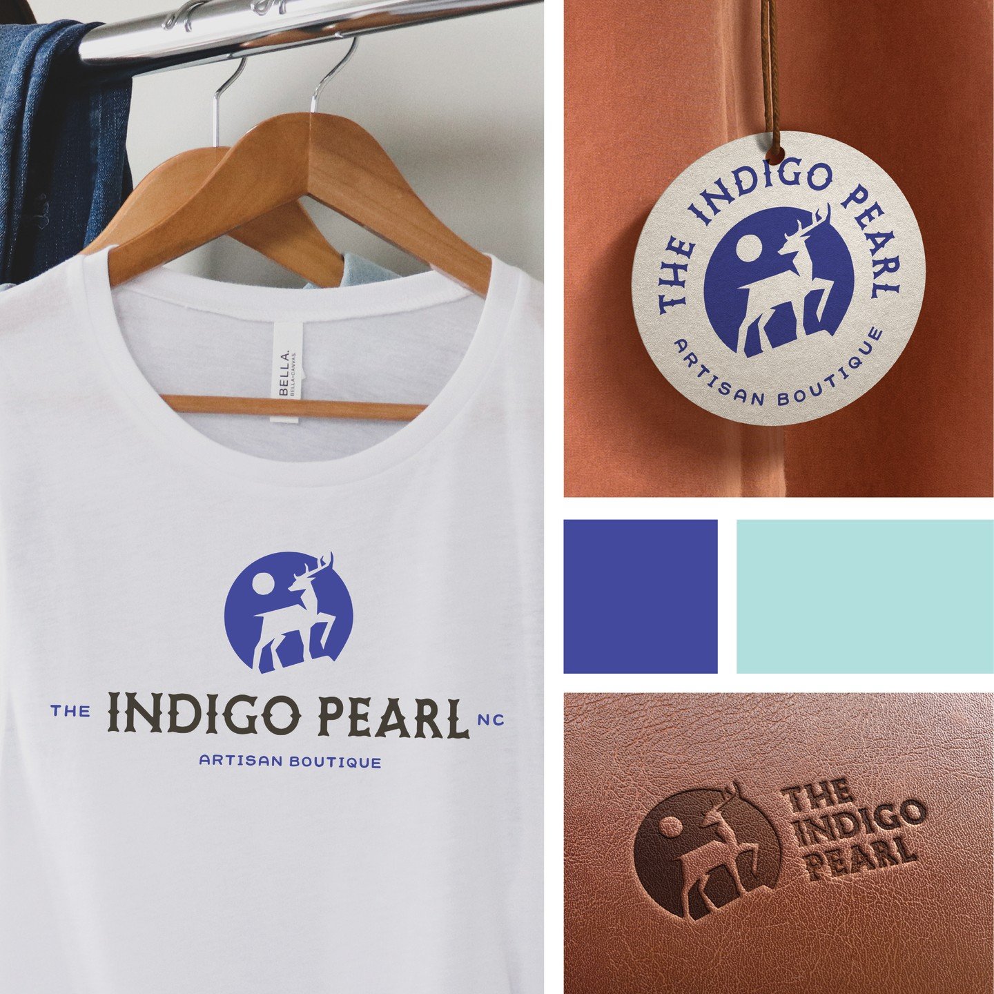 As @theindigopearl, one of my favorite shops in @townofwaxhawnc, prepared to refresh their outdoor signage and enhance their overall visual brand experience, I was delighted that they trusted me to walk with them through this process. It was such a f