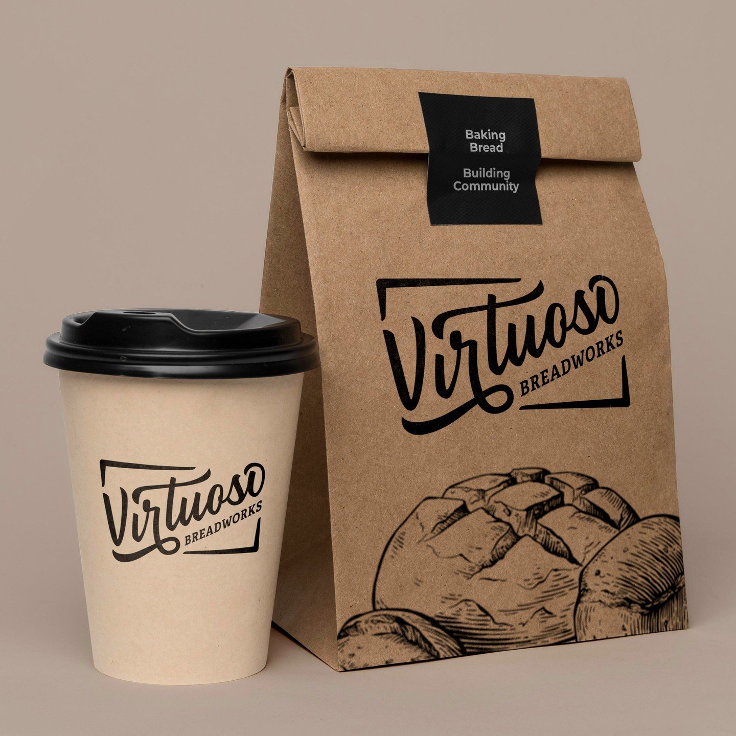 Here's a throwback to this logo design featuring custom typography for @virtuosobread based in Waxhaw, NC. 

#handlettering #customtypography #logodesign #smallbusinessbranding #visualbranding #bakerylogo #logodesigner