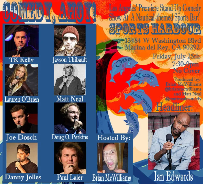 Comedy Ahoy 1 Year Anniversary Show