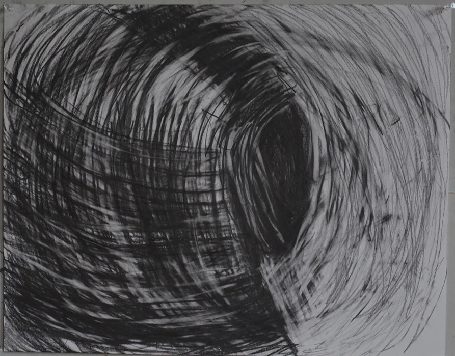  Untitled; Graphite on paper/ 2014  24” x 18” 