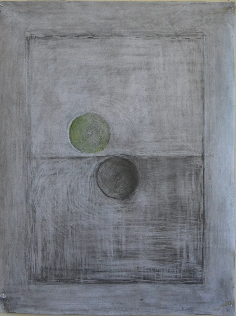  Untitled; Graphite, colored pencil on paper/2020  18” x 24” 