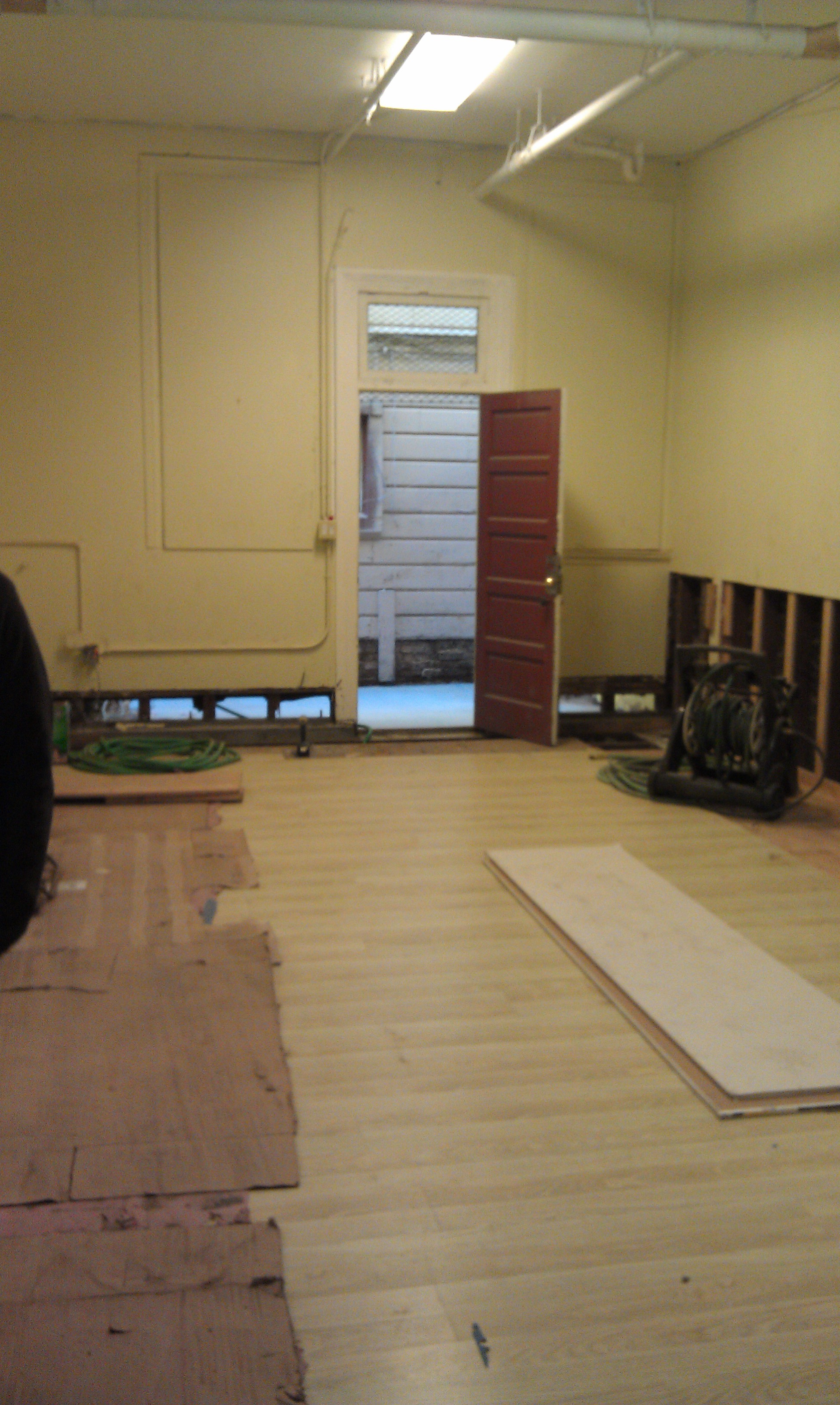 Inside before....