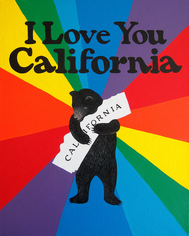 8x10 California Rainbow Print by 3 Fish Studios $25