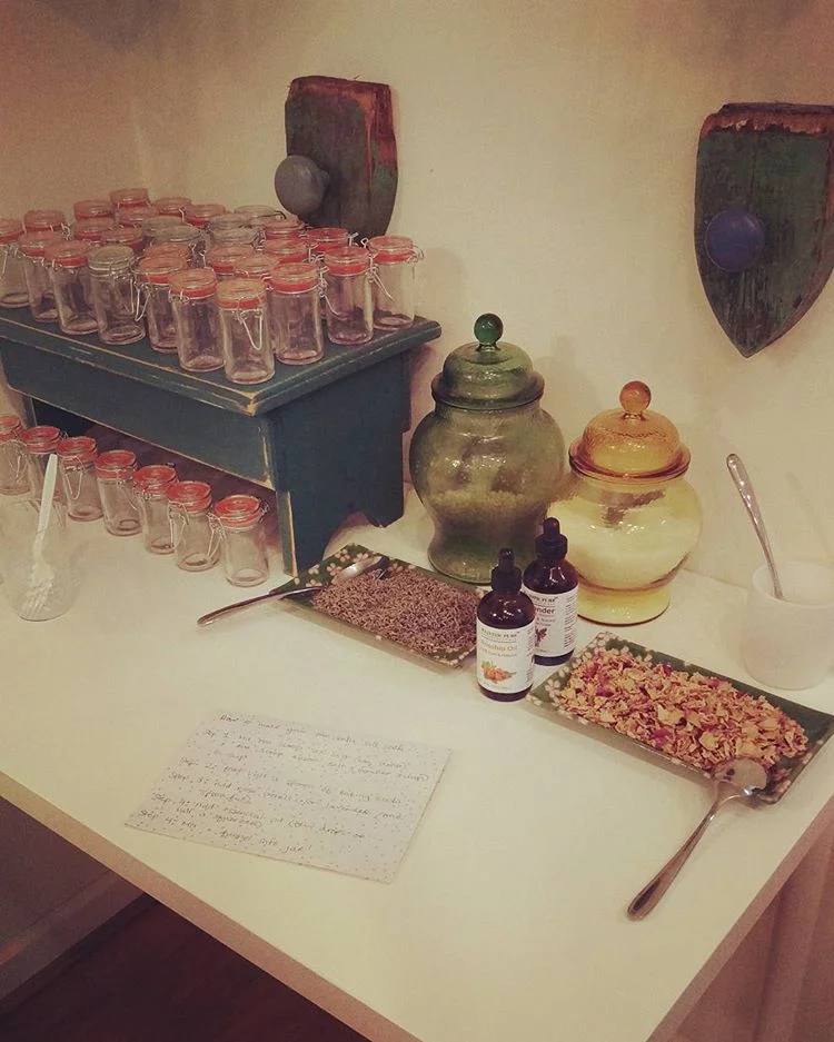 Our DIY Bath Salts Bar