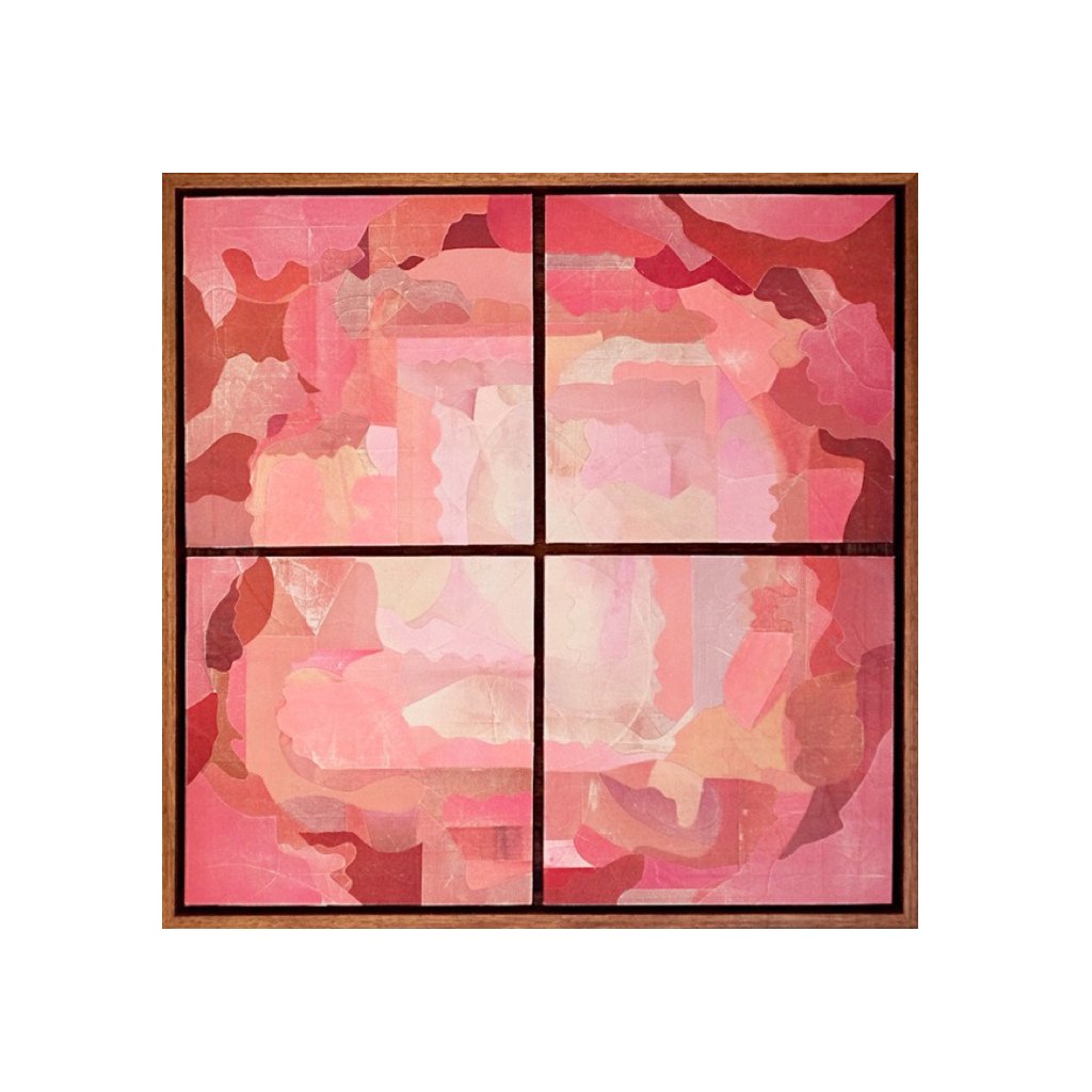 🍥🍥🍥
Staring into space with this quartet that moves from pale pinks to rich reds.
Artwork featured
Corinthian Pink to Pompeian Red
Paper collage on 4 wood boards
45 x 45 cm
DM to enquire