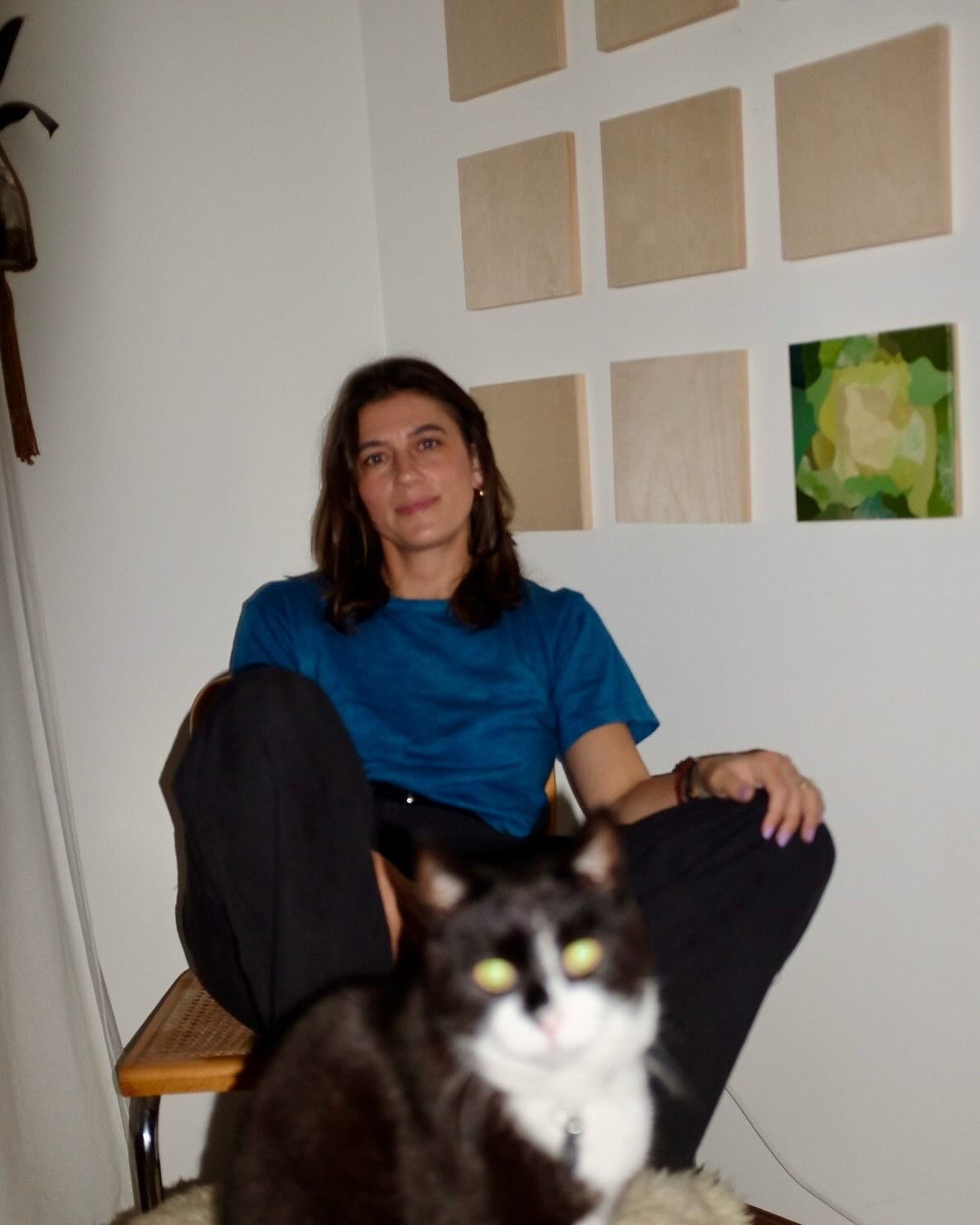 The plan was to say something about filling up this wall but it is really just a post to celebrate Sergeant Pepper’s 11th birthday 🎂 @couch__cat
#artstudio #studiocat