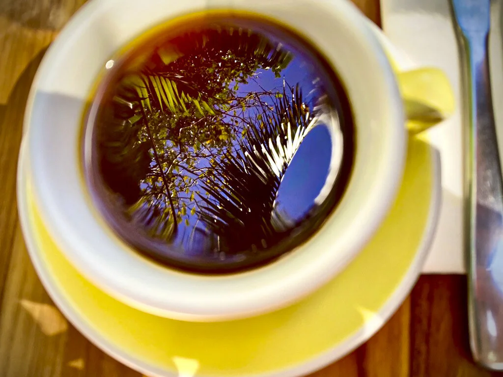 morning coffee in San Jose, Costa Rica
