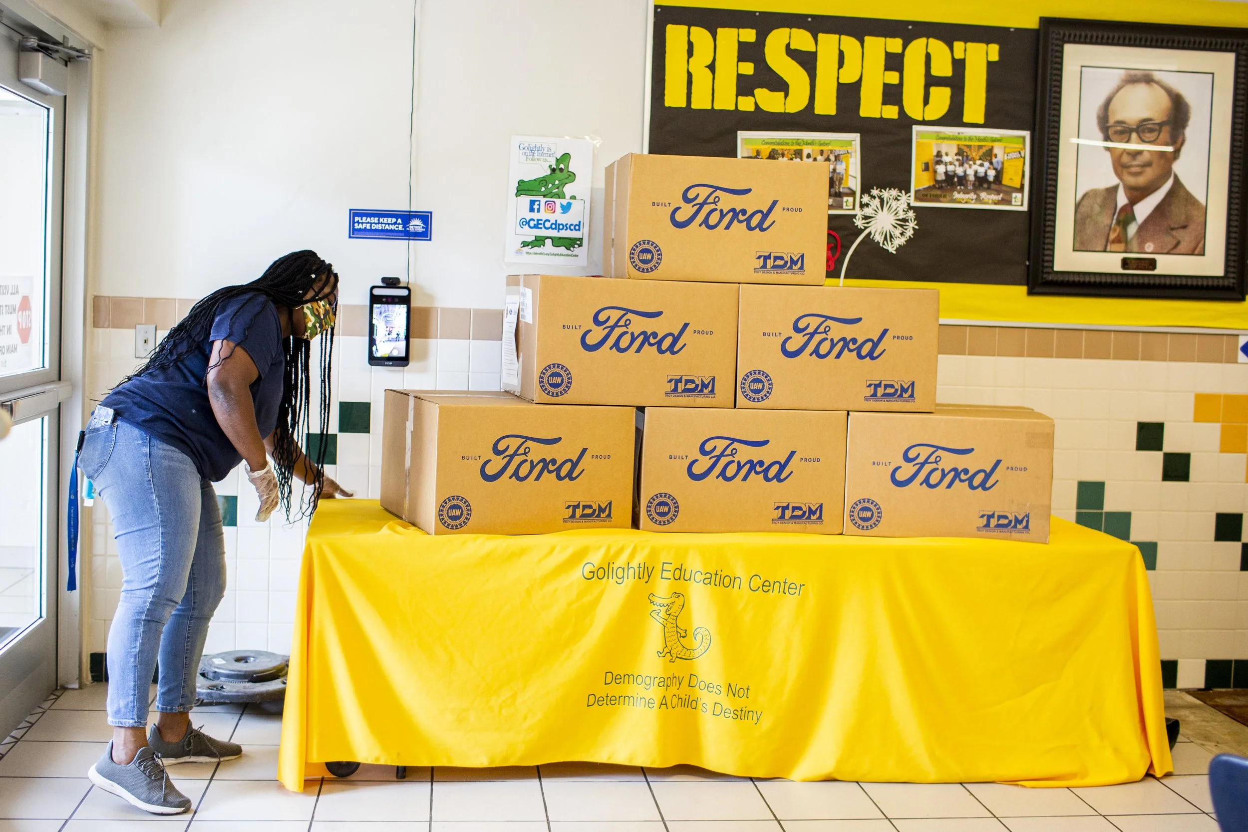  A collection of candid, editorial, event and documentary photography showcasing the philanthropic work being done by Ford Motor Co. during the COVID19 pandemic in Detroit, Dearborn and Ann Arbor, Michigan.  