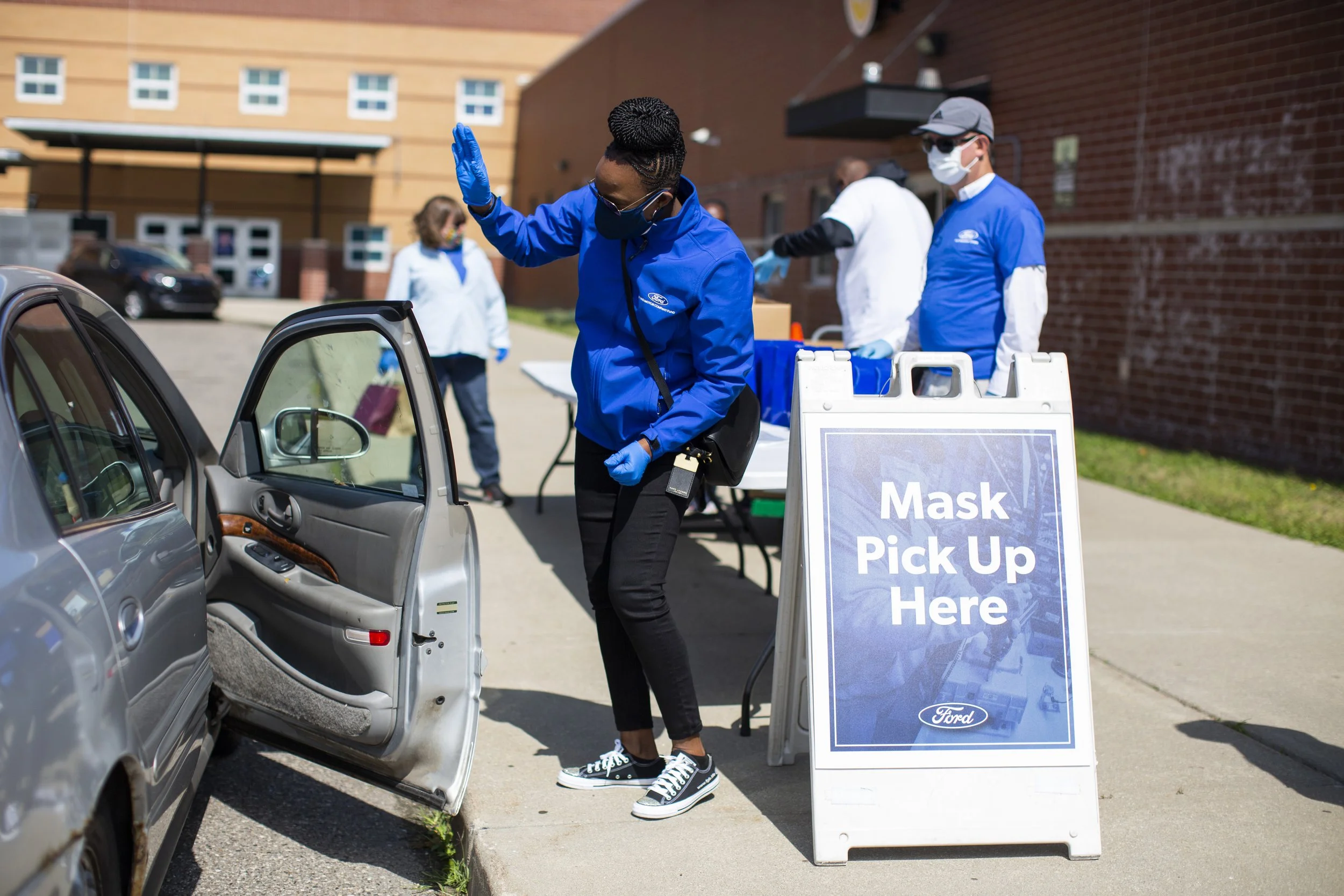  A collection of candid, editorial, event and documentary photography showcasing the philanthropic work being done by Ford Motor Co. during the COVID19 pandemic in Detroit, Dearborn and Ann Arbor, Michigan.  