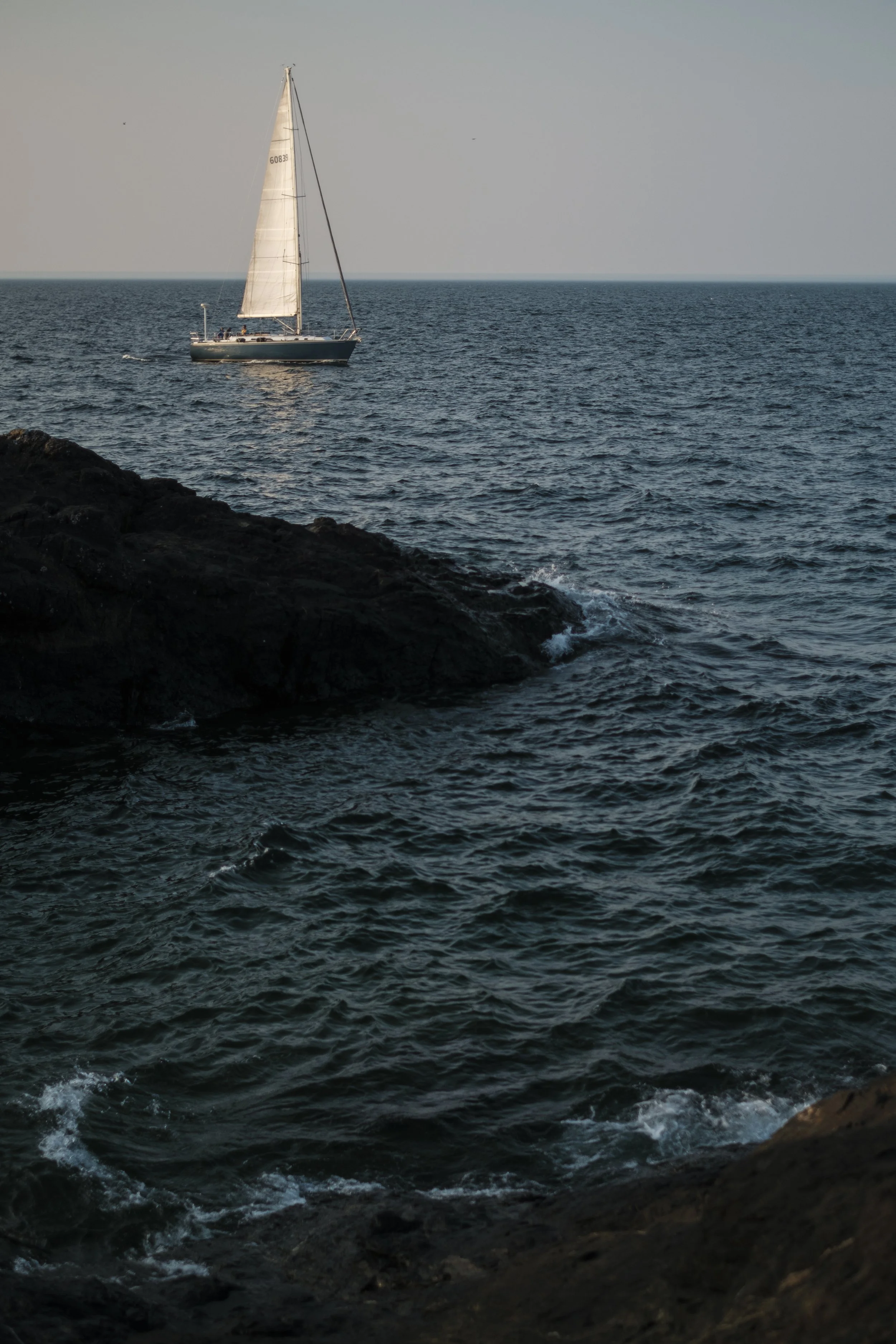 Sailboat on Lake Superior, Marquette, MI