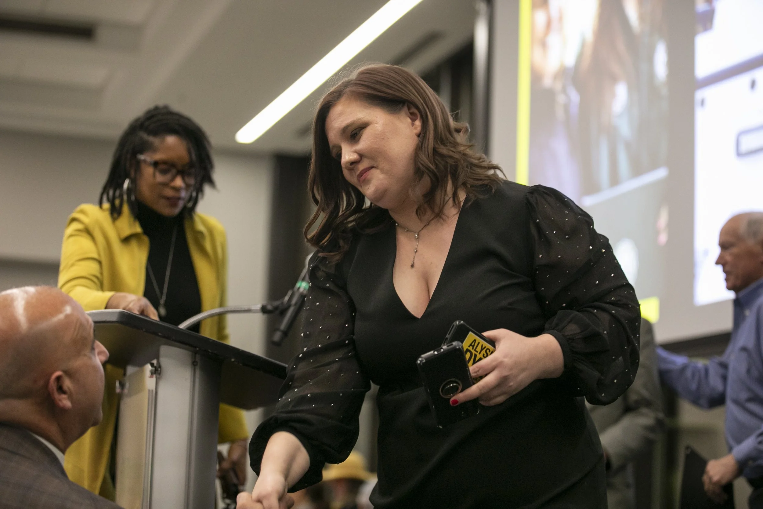  Candid Editorial event Political photography for Alyshia Dyer for Washtenaw County Sheriff in Ypsilanti, Michigan 