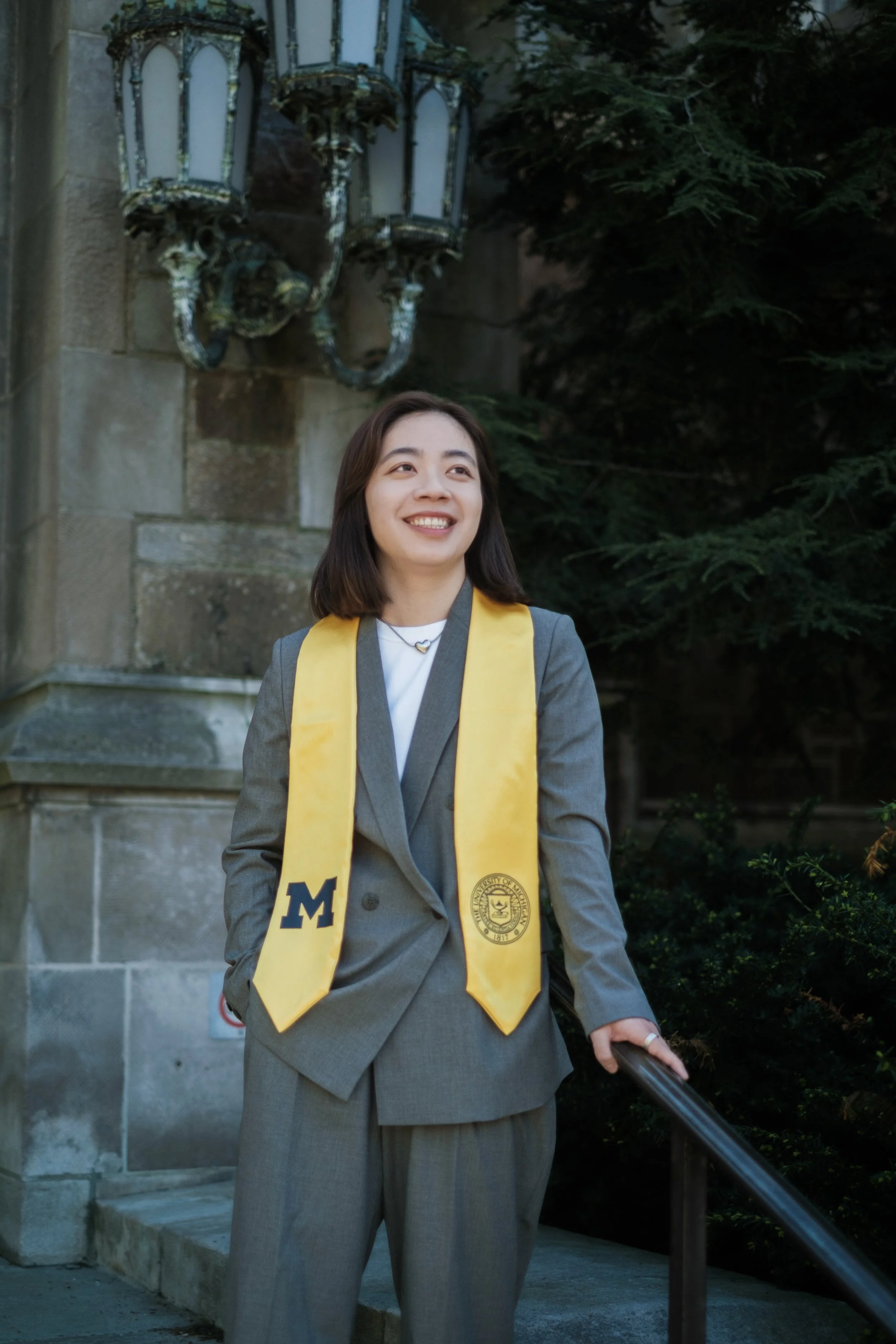 Emma. Graduation portrait in Ann Abror