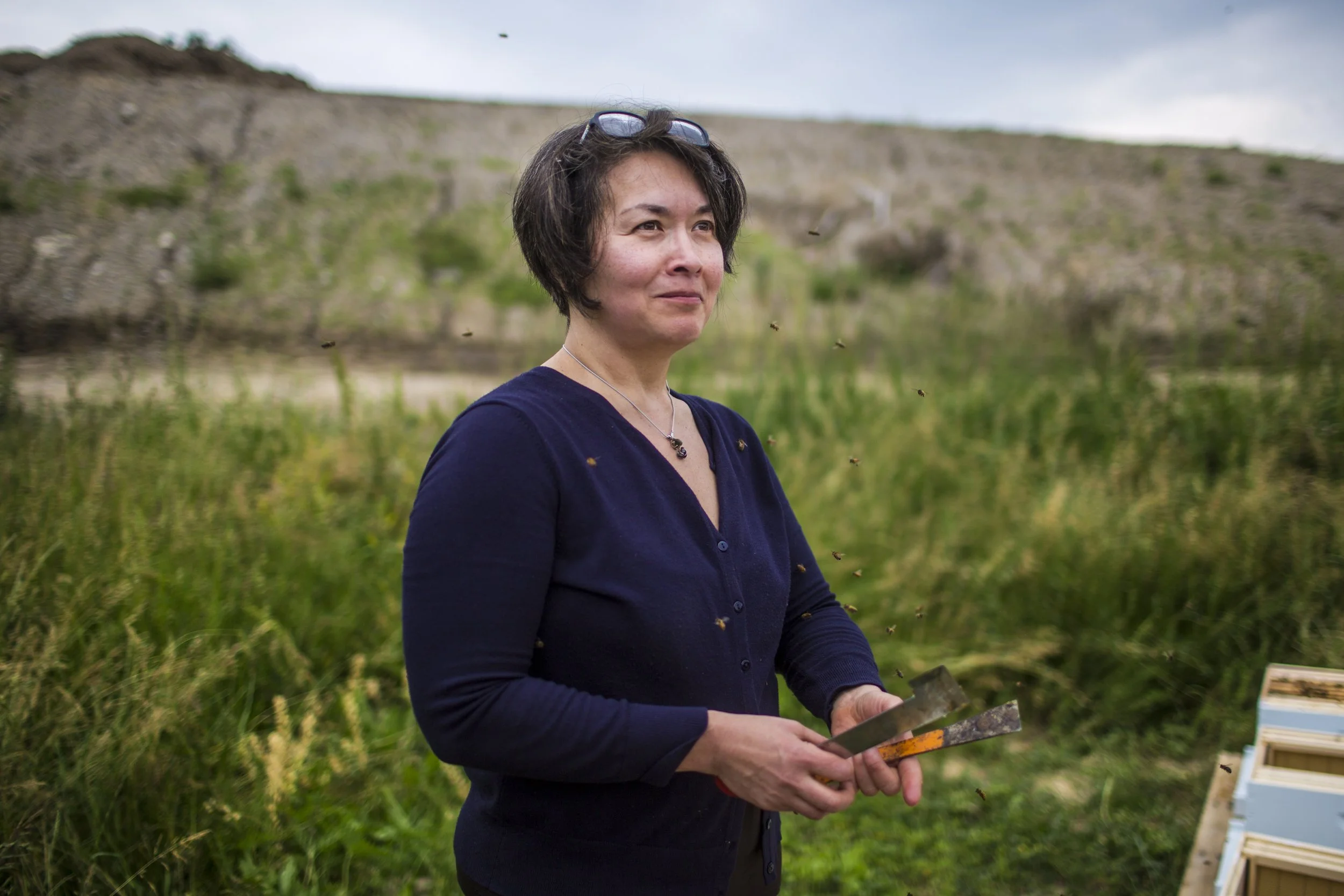 Mary Mason. Beekeeper