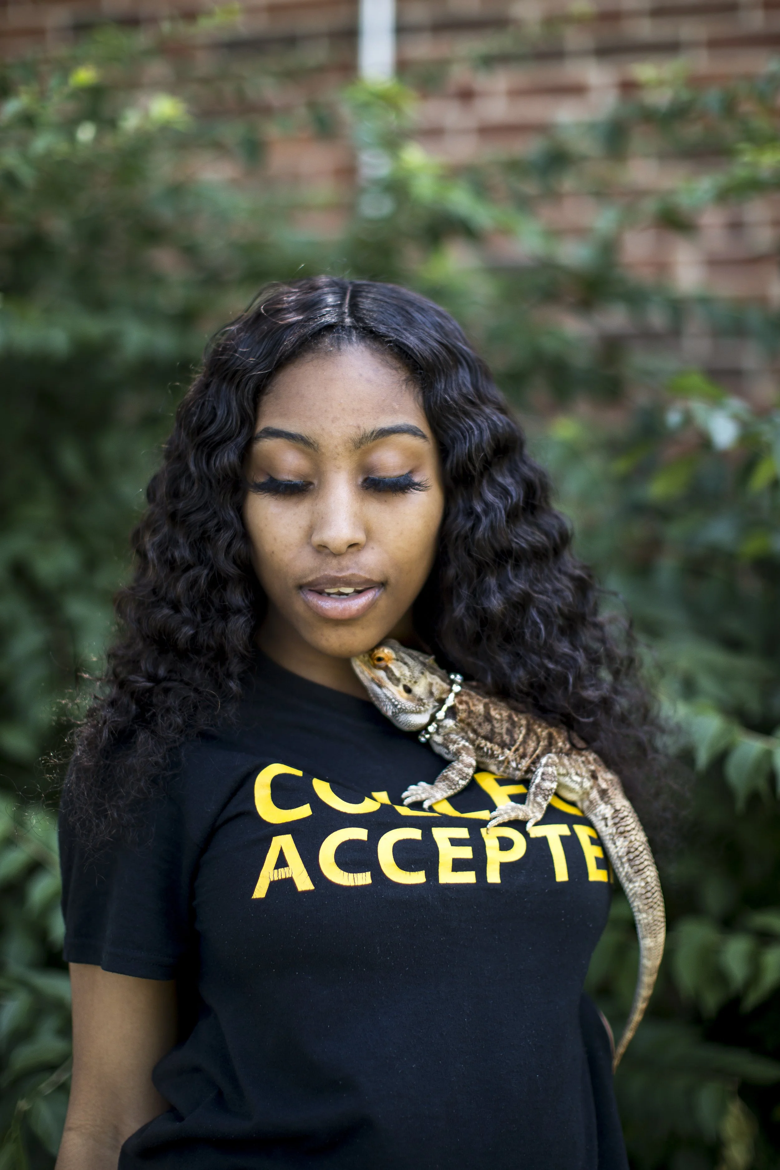 Lauren and Rocky. Pet portrait in Detroit.