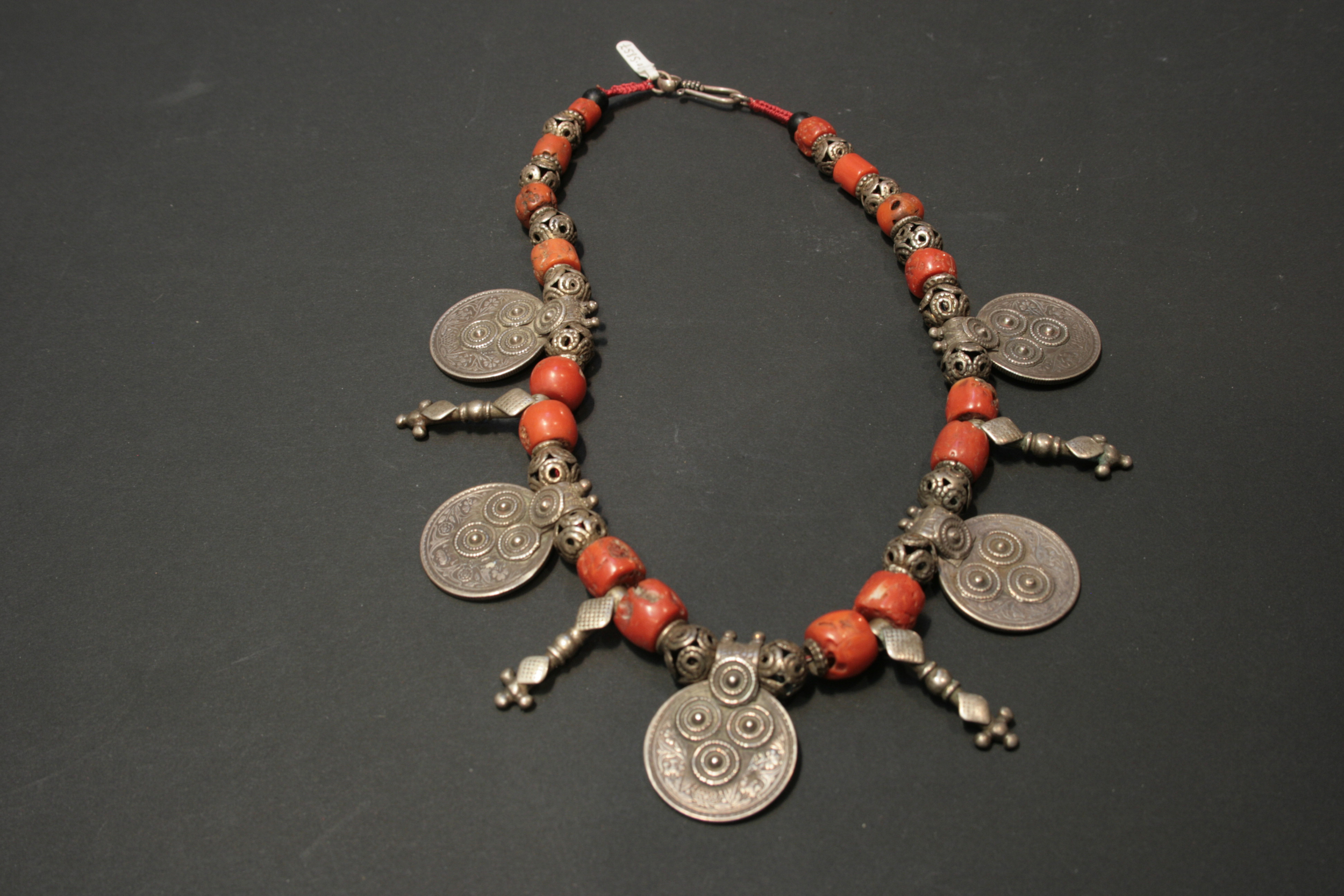 Tribal Tent designed coin necklace