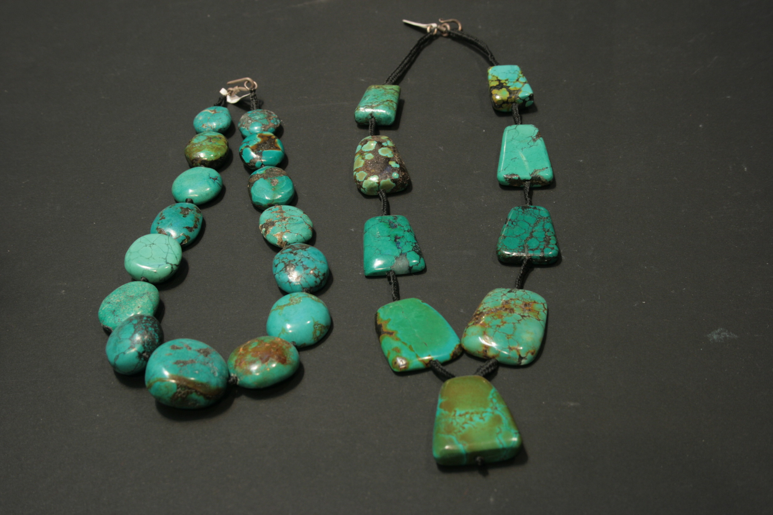 Old Tibetan turquoise necklaces