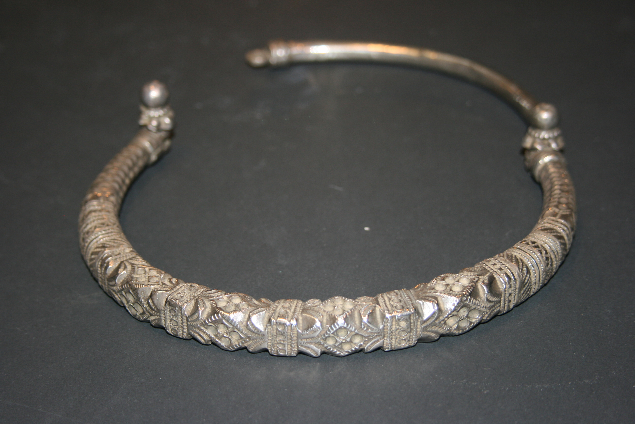 Old 19th century silver necklace from balochistan