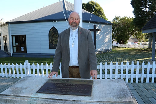 Reverend John Hebenton wants the public to attend St George's Anglican Church service this Friday, which will commemorate the Battle of Gate Pa. Photo: Tracy Hardy.