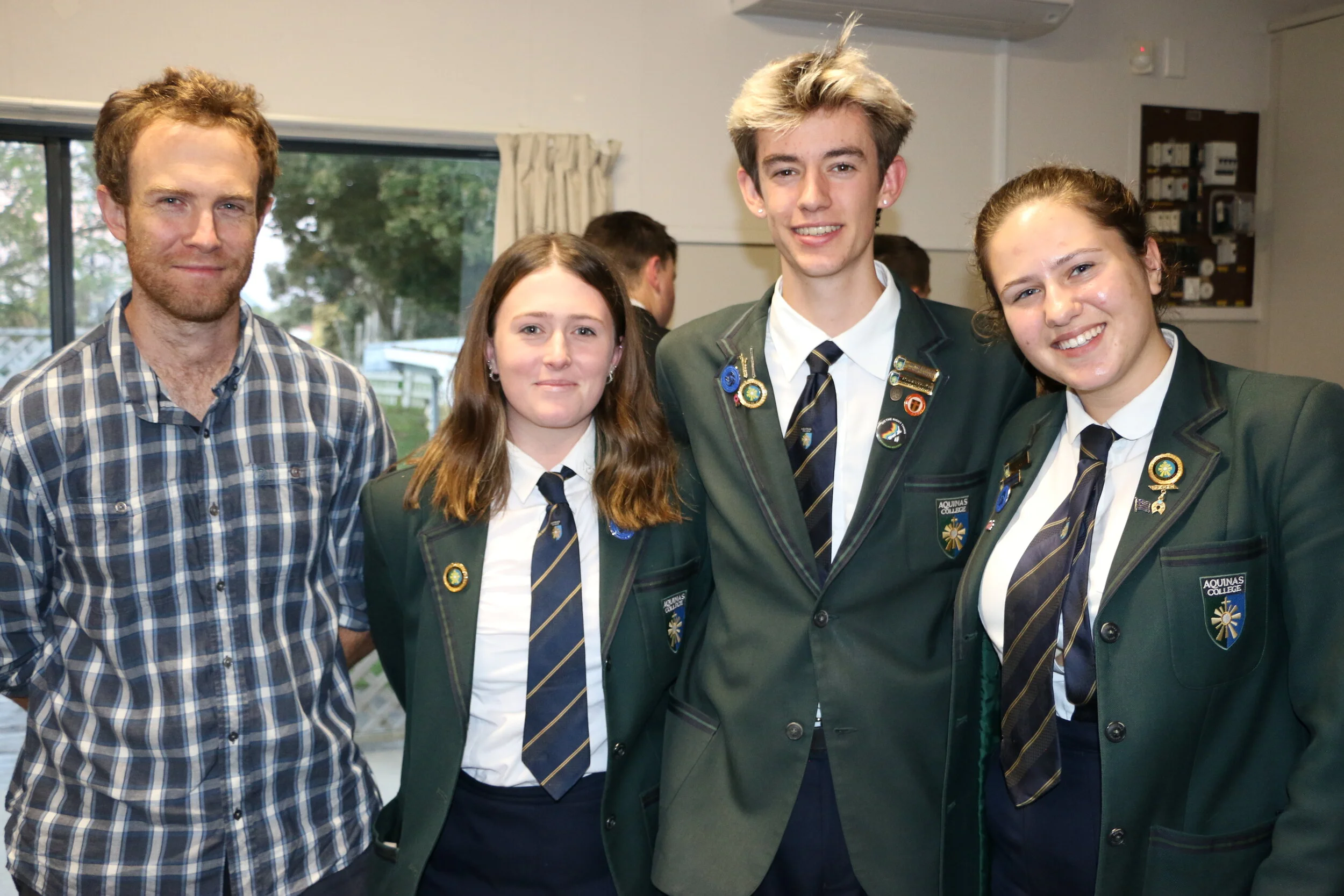 Aquinas Students & Teacher.JPG