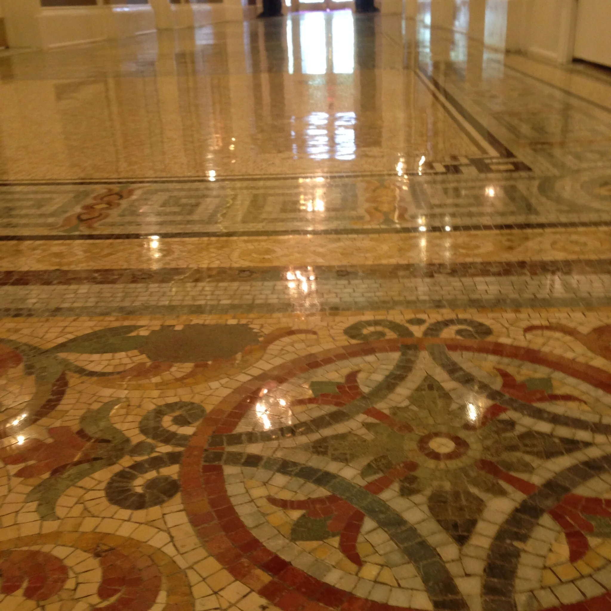 Beautiful tile inlay for a bathroom?