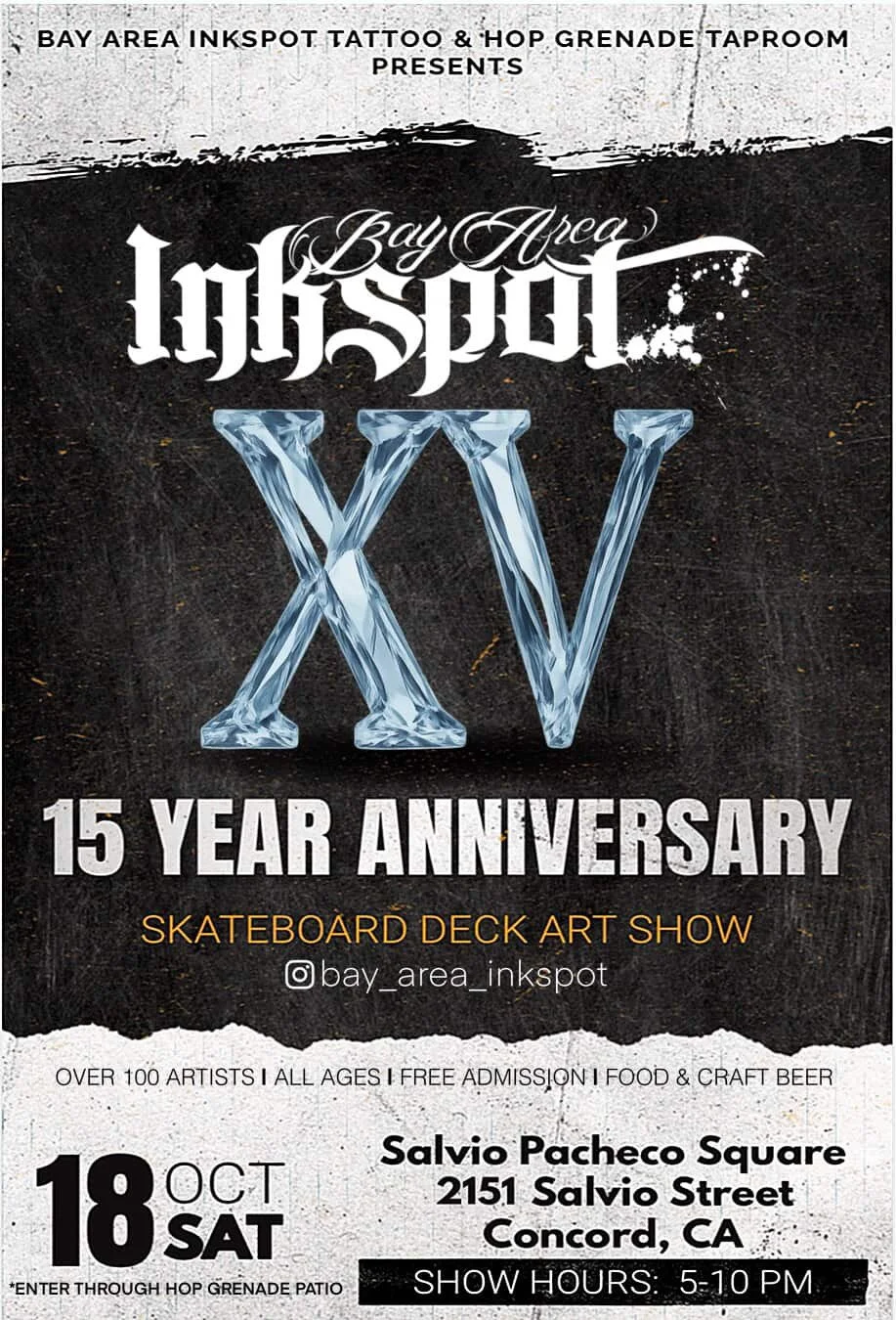 Bay Area Inkspot Art Show and Anniversary Party!