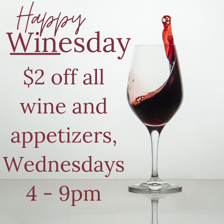 Wine (and appetizer) Wednesdays!
