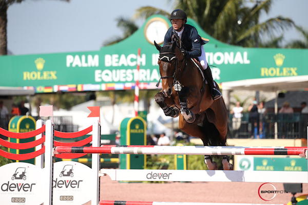 Farrington and Sherkan d'Amaury Finish First in Suncast® 1.50m at WEF 2017