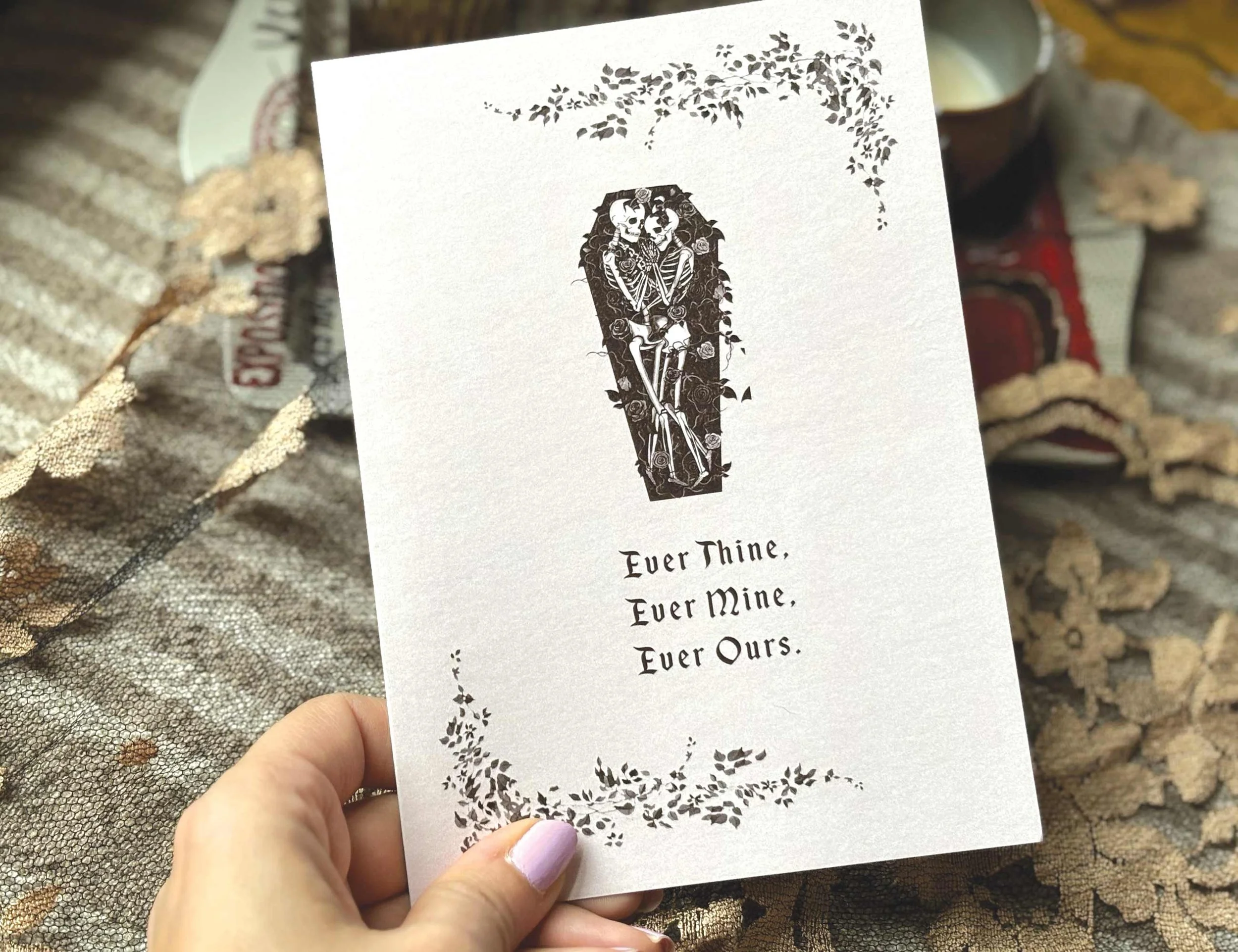 Unique Valentine's Day Cards; from Goth to Minimalist 