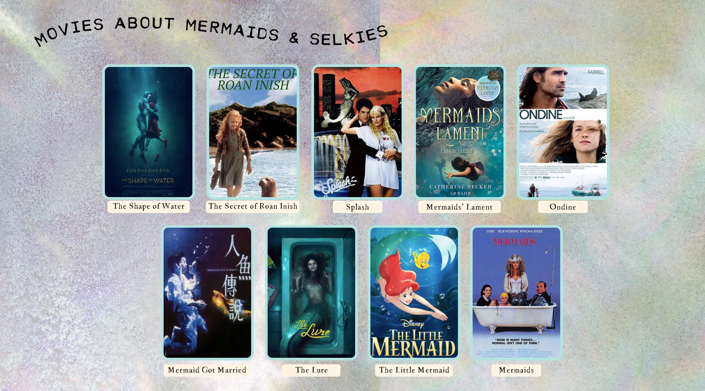 Movies about mermaids and selkies
