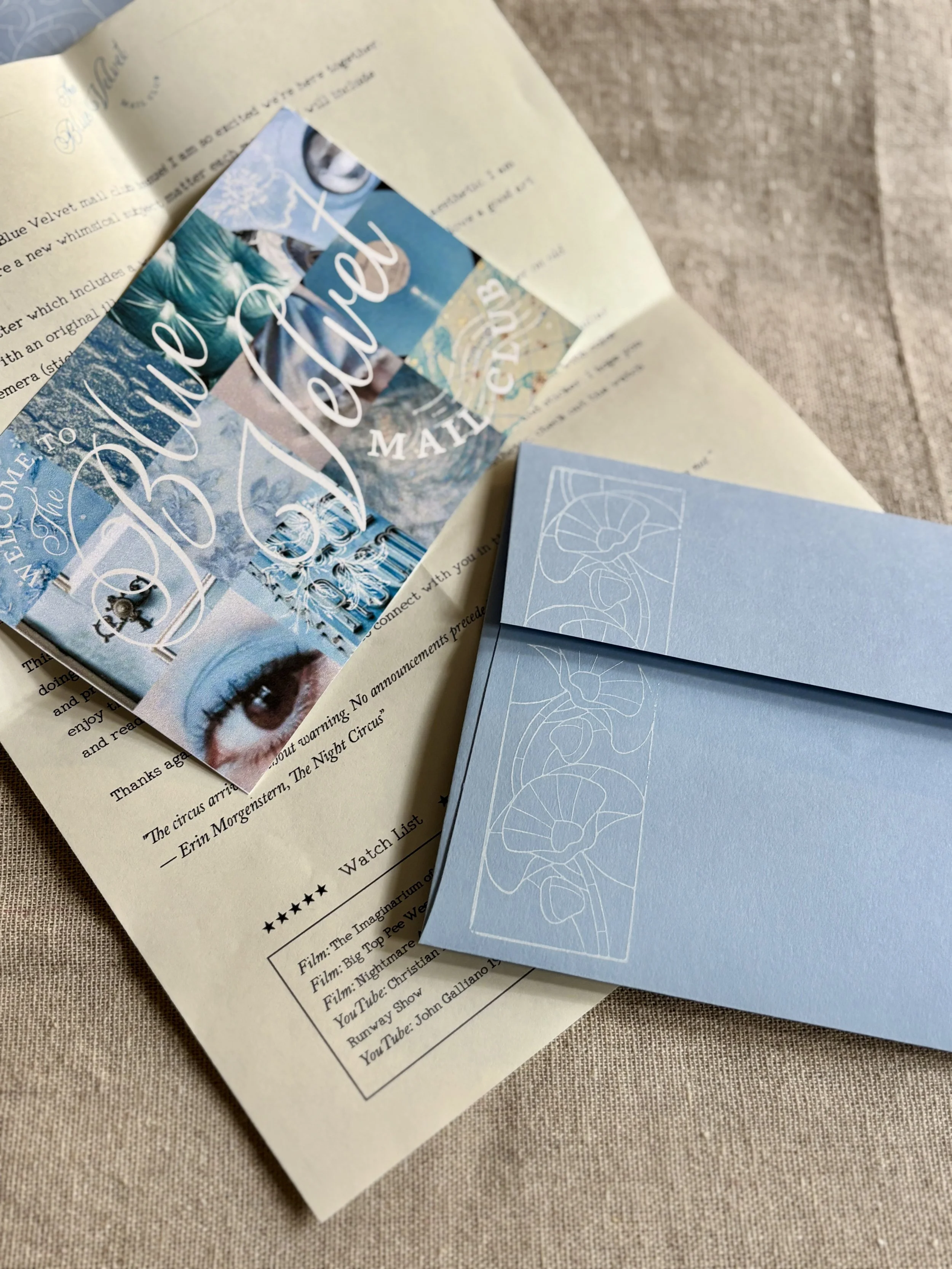 Blue Velvet Snail Mail Club