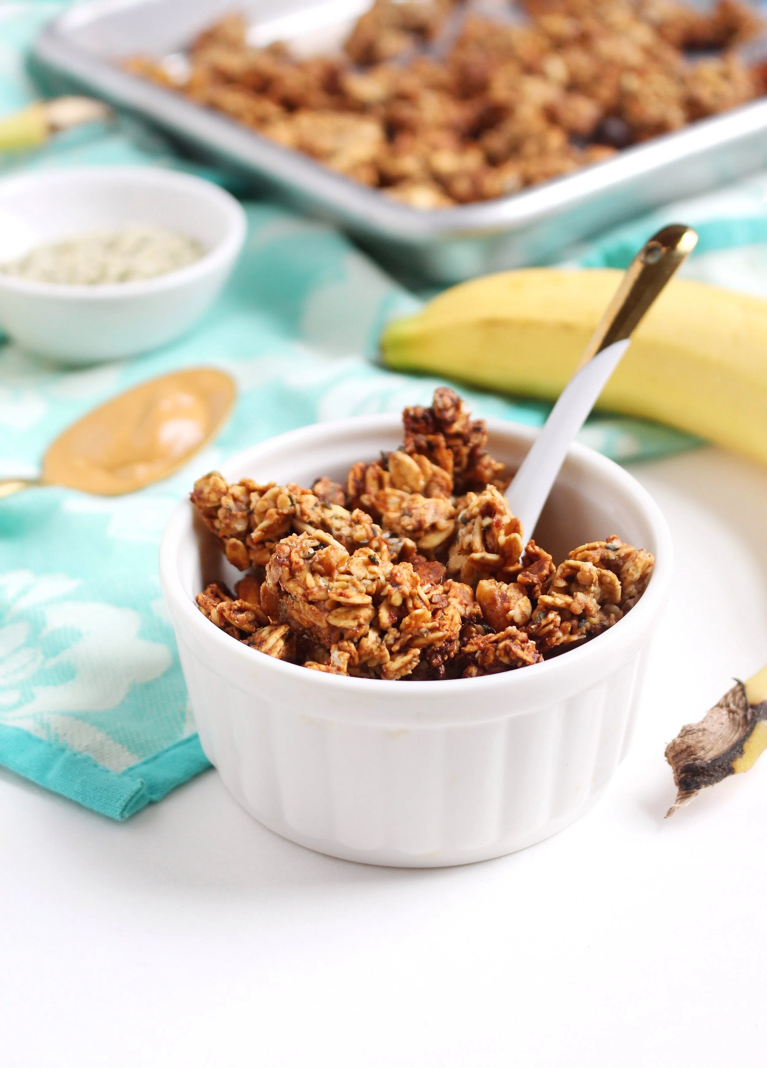 Nutty Banana Hemp Granola